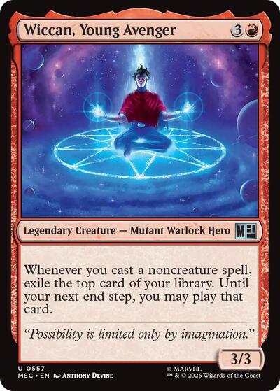 Wiccan, Young Avenger (Commander: Marvel Super Heroes) Light Play