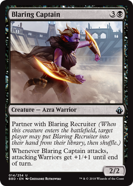 Blaring Captain (Battlebond) Light Play Foil