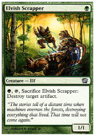 Elvish Scrapper (8th Edition) Light Play