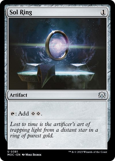 Sol Ring (Commander: March of the Machine) Light Play