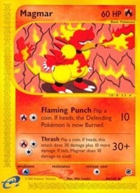 Magmar (Expedition) Damaged / Poor