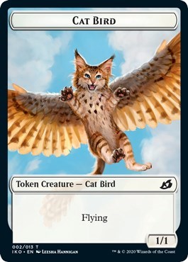 Cat Bird Token (Ikoria: Lair of Behemoths) Light Play