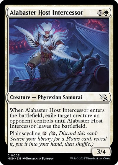 Alabaster Host Intercessor (March of the Machine) Light Play