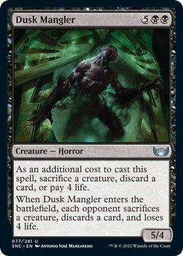 Dusk Mangler (Streets of New Capenna) Light Play Foil