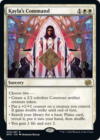 Kayla's Command (The Brothers' War) Light Play