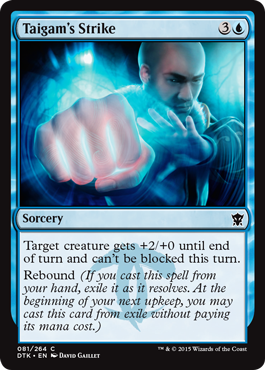 Taigam's Strike (Dragons of Tarkir) Medium Play Foil