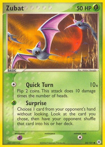 Zubat (Hidden Legends) Medium Play