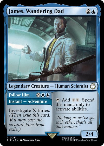 James, Wandering Dad (Universes Beyond: Fallout) Light Play