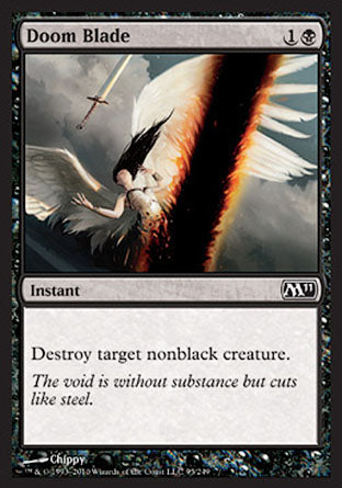 Doom Blade (Magic 2011 Core Set) Light Play