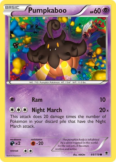Pumpkaboo (XY - Phantom Forces) Medium Play