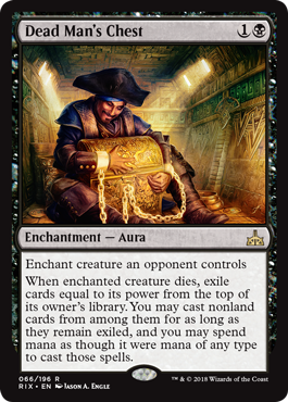 Dead Man's Chest (Rivals of Ixalan) Damaged / Poor