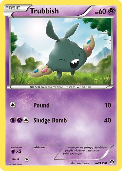 Trubbish (64) (Plasma Storm) Medium Play