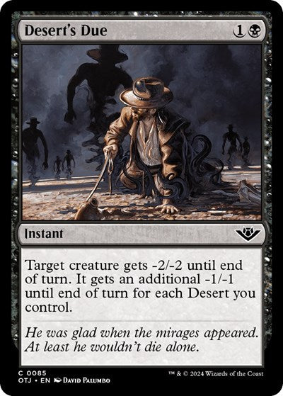 Desert's Due (Outlaws of Thunder Junction) Light Play