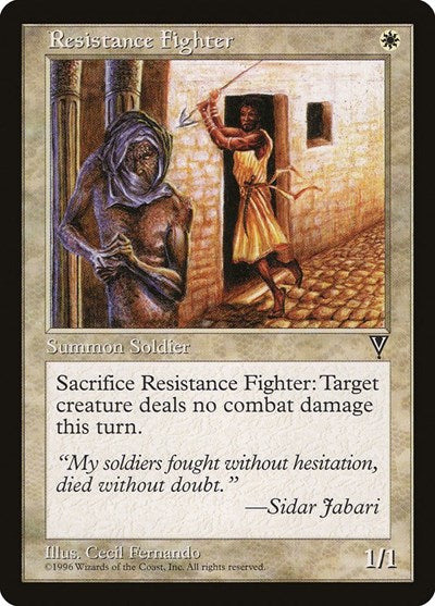 Resistance Fighter (Visions) Light Play