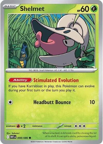 Shelmet (SV: White Flare) Light Play