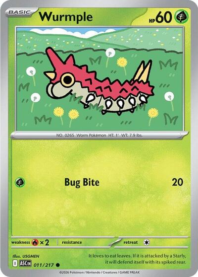 Wurmple (ME: Ascended Heroes) Light Play