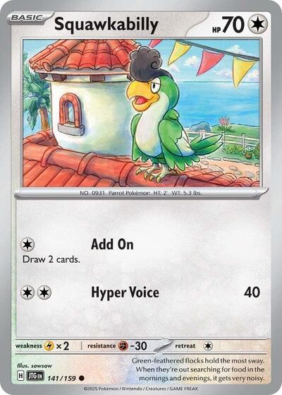 Squawkabilly (SV09: Journey Together) Light Play
