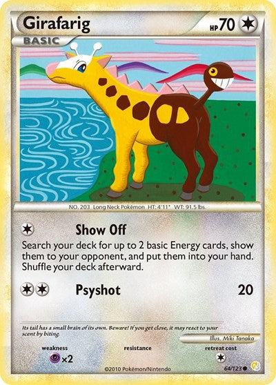 Girafarig (HeartGold SoulSilver) Light Play