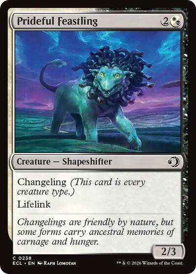 Prideful Feastling (Lorwyn Eclipsed) Light Play Foil
