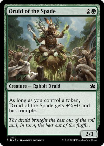 Druid of the Spade (Bloomburrow) Light Play