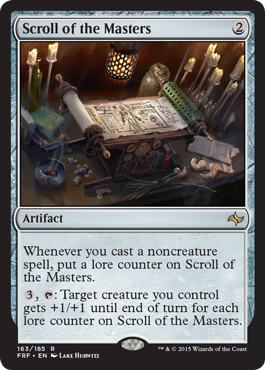 Scroll of the Masters (Fate Reforged) Heavy Play