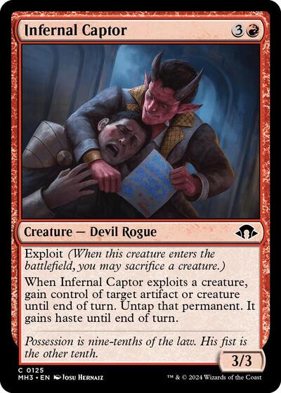 Infernal Captor (Modern Horizons 3) Light Play