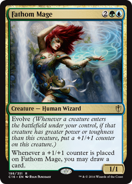 Fathom Mage (Commander 2016 Edition) Light Play