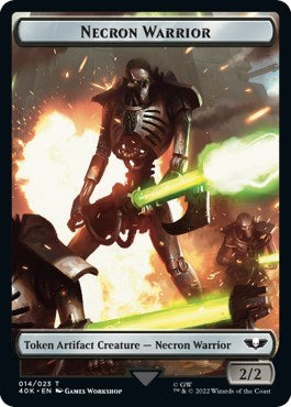 Necron Warrior / Insect Double-sided Token (Universes Beyond: Warhammer 40K) Light Play