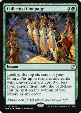 Collected Company (Dragons of Tarkir) Light Play