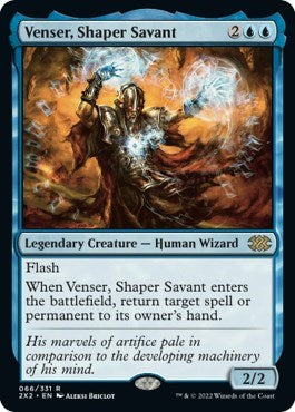 Venser, Shaper Savant (Double Masters 2022) Light Play