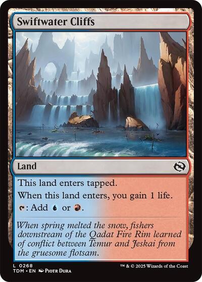 Swiftwater Cliffs (Tarkir: Dragonstorm) Light Play