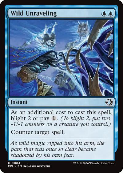 Wild Unraveling (Lorwyn Eclipsed) Light Play Foil