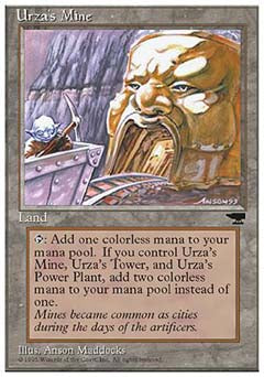 Urza's Mine (Mouth) (Chronicles) Heavy Play