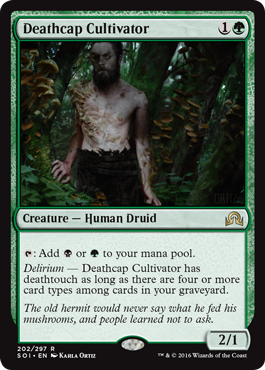Deathcap Cultivator (Shadows Over Innistrad) Light Play
