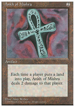 Ankh of Mishra (4th Edition) Medium Play