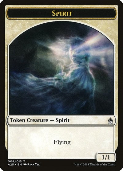 Spirit Token (004) (Masters 25) Light Play
