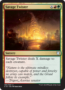Savage Twister (Commander 2018) Light Play