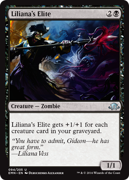Liliana's Elite (Eldritch Moon) Light Play