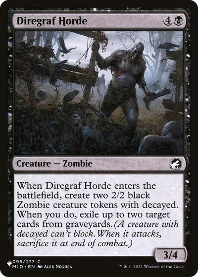 Diregraf Horde (The List) Light Play