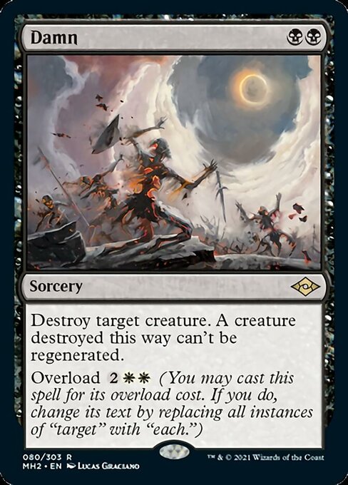 Damn (Modern Horizons 2) Light Play Foil