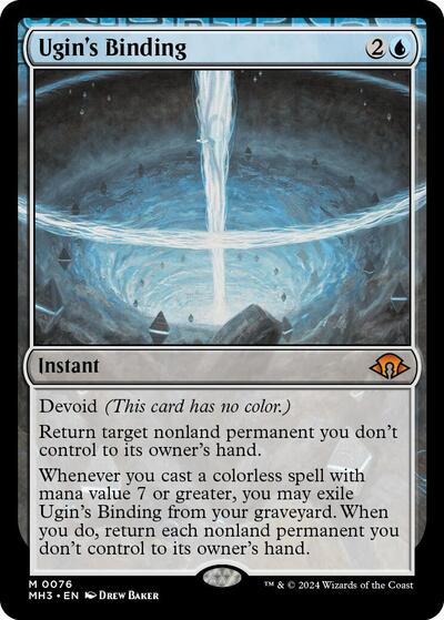 Ugin's Binding (Modern Horizons 3) Light Play Foil