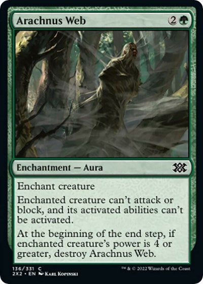 Arachnus Web (Double Masters 2022) Light Play