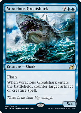 Voracious Greatshark (Ikoria: Lair of Behemoths) Light Play Foil