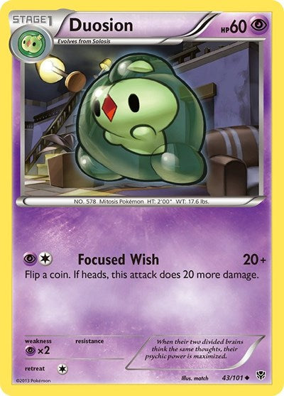 Duosion (Plasma Blast) Heavy Play Reverse Holofoil