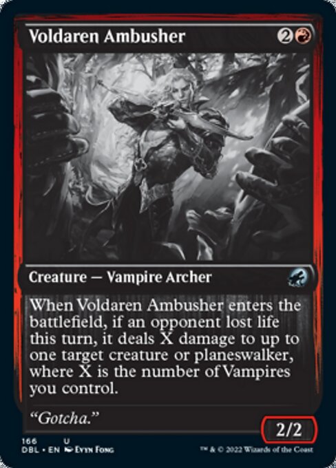 Voldaren Ambusher (Innistrad: Double Feature) Light Play