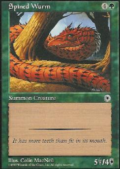 Spined Wurm (Portal) Medium Play
