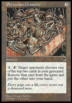 Phyrexian Grimoire (Tempest) Light Play