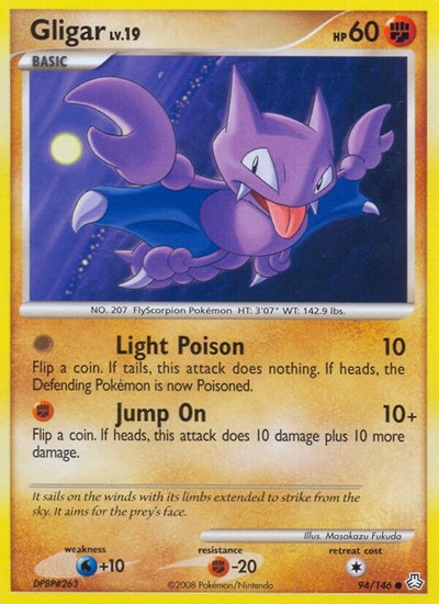 Gligar (94) (Legends Awakened) Medium Play