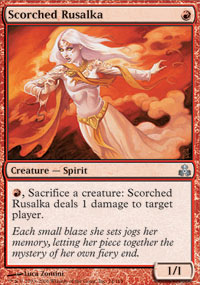 Scorched Rusalka (Guildpact) Light Play