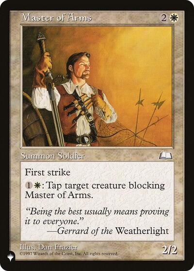 Master of Arms (The List) Light Play